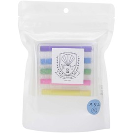 Nippon Rikaku School Chalk Slim (Purple, Blue, Green, Red, Yellow, White) Set of 6 SC-6