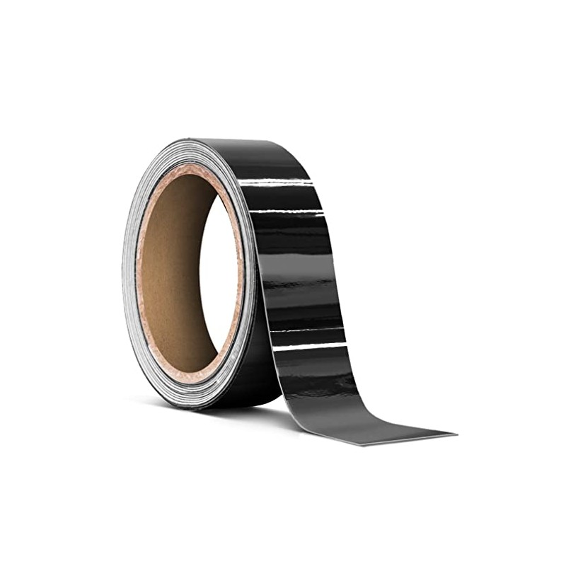VViViD Black Mirror Chrome Air-Release Adhesive Vinyl Pinstripe Tape Roll