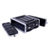 Crossrock Stackable 3U Rack Case, Strong Molded with Heavy Duty