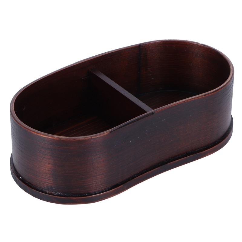 Portable Lunch Box Set Japanese Wooden Food Storage Container for