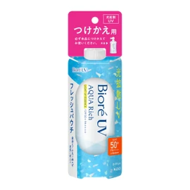 Biore SPF 50 UV Aquarich Light Up Essence Fresh Pouch, 4.2 oz (120 g), Replacement Sunscreen