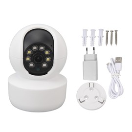 Smart Baby Monitor 1080HP WiFi Wireless 360 Degree Panoramic Camera with Night Vision Two Way Audio for Indoor EU Plug