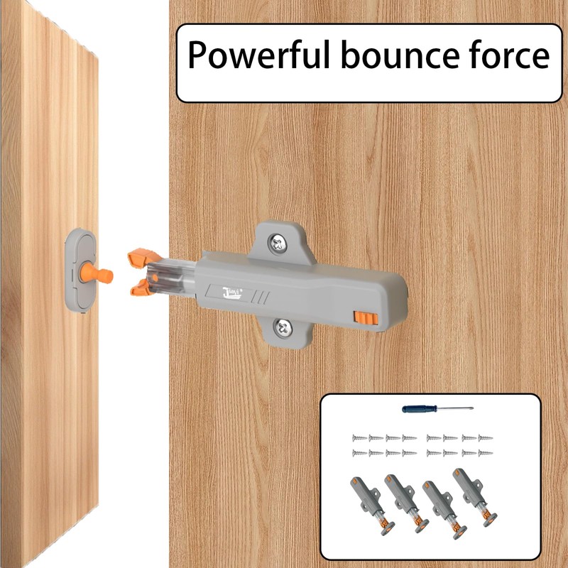 4 Pack Push to Open Door Catches, Push to Open