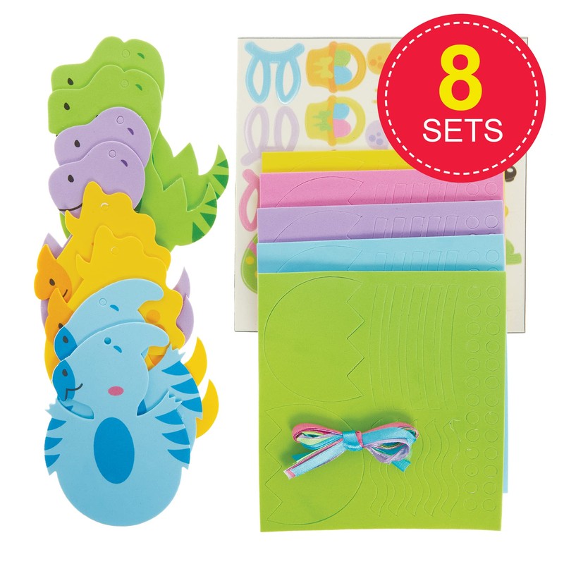 Baker Ross FX532 Dinosaur Easter Egg Decoration Sets - 8