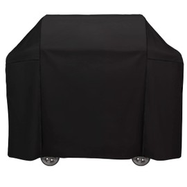 G128 Black Grill Cover | 58 Inch | Hydrophobic Polyester | Gas Grill Cover, Waterproof, UV Resistant, Fits Most Brands of Grills
