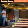 32 Feet Patio Umbrella Lights, 8 Lighting Modes LED String