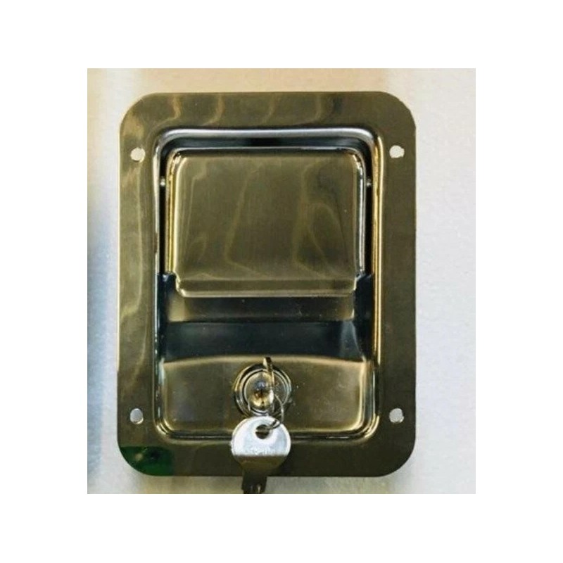 AM General Unpainted Single Locking Door Handle, Single, fits Military