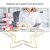 Gold Paper Clips, 100pcs Langlebige Metall rostfeste goldene, Niedliche Büroklammern,