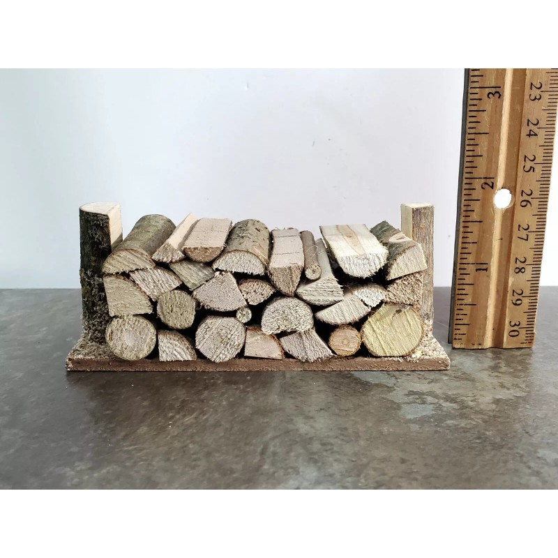 Streets Ahead Miniature Stack of Split Logs Kindling for Fireplace
