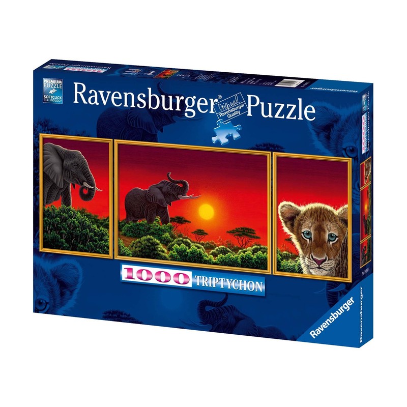 Ravensburger Triptychon Africa 1000-Pieces Jigsaw Puzzle