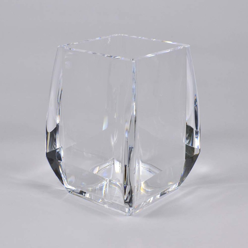 COM. TOP - Acrylic Pen Holder, Clear Desk Pen Cup,