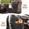 Lealchum Dog Car Seat for Dogs Up to 35lbs,Fully Detachable