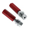M MATI 1/4" Quick Release Flag Pole Holder Mount Red
