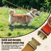 Qianruida Nylon Dog Collar and Leash Set Durable - Adjustable