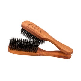 Long Hair Brush Wild Boar Bristle Plum Wood for Natural Hair Care