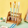 AHANDMAKER Paint Brush Holder Calligraphy Brush Holder for 40 Brushes