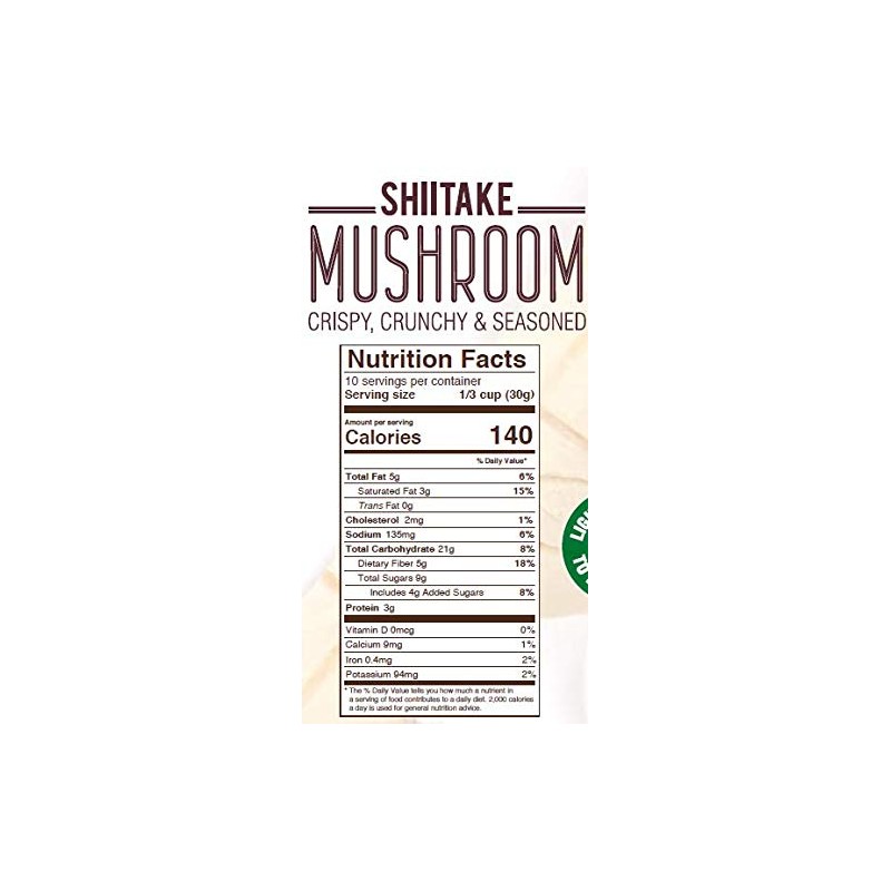 THE SNAK YARD SHIITAKE MUSHROOM (10.6 OZ BAG)