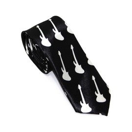 Novelty Guitar Slim 2 Inch Tie