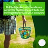 Spaluck 3 Pcs Golf Ball Basket Plastic Golfball Container Green