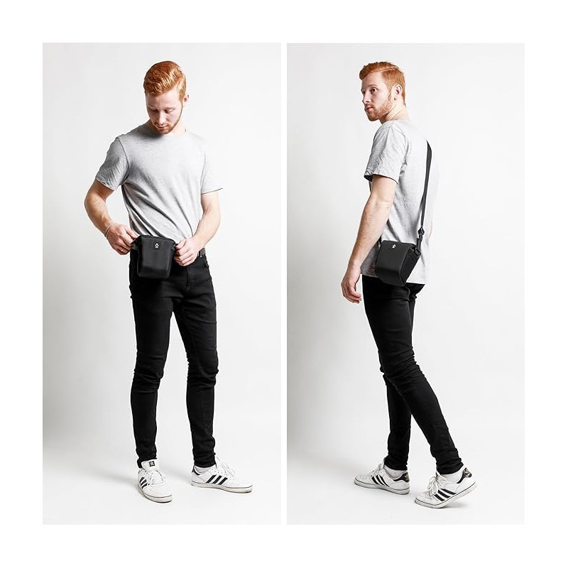 CRUMPLER Track Shot Toploader 300 Camera Case Mottled Grey, grey