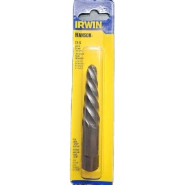 Irwin Hanson 53406 EX-6 Spiral Screw Extractor Size 13/32 in Drill
