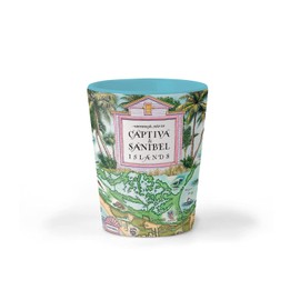 Xplorer Maps Sanibel-Captiva Islands Map Ceramic Shot Glass, BPA-Free - For Office, Home, Gift, Party - Durable and holds 1.5 oz Liquid