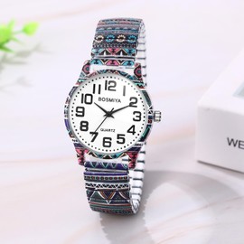 ボヘミア 腕時計 レディース アナログ カラフル: ステンレスベルト 防水 ファッション アクセサリー - 誕生日 記念日 バレンタインデー クリスマス プレゼント