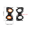 QWORK Pack of 2 Bicycle Light Holders, 360° Rotatable Light