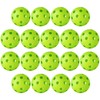 18 Pack Baseball Practice Baseballs Plastic Hollow Airflow Soft Balls