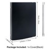 BAOFALI A5 6 Ring Binder Cover Clean Transparent Soft PVC