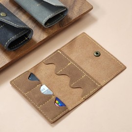 SD Card Storage Case Organizer Leather