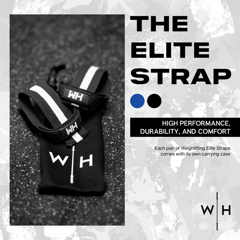 Weightlifting House Wrist Straps for Olympic Weight Lifting, Snatch, Pulls