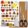 Juya Paper Quilling Kit with Pink Tools 960 Strips Board