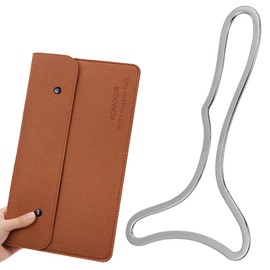 Komogir Stainless Steel Gua Sha Tool Metal Guasha Physical Therapy Massage Tools Lymphatic Drainage Massager for Anti-Cellulite, Muscle Scraping, Body Sculpting