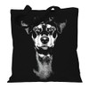 Fabric Bag Jute Bag Long Handle with German Pinscher Saying,