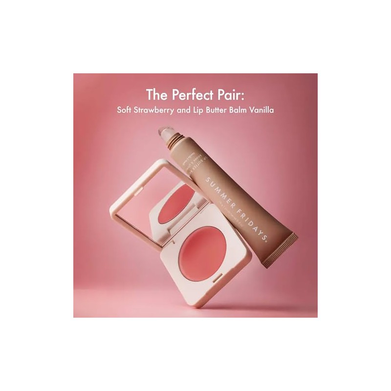 Summer Fridays Blush Butter Balm Soft Strawberry Fresa Suave