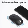 Vultech MW-08 Optische Wireless Maus 1600 DPI Kabellos, 2,4 GHz
