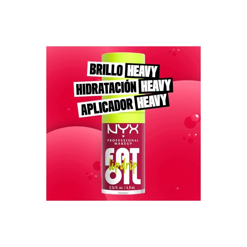 NYX Professional Makeup, Fat Oil Lip Drip Gloss Brillo labial