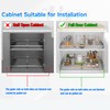 SUZLON 2Pack Expandable Pull Out Cabinet Organizer,12.2~17.9" W x 22.5"