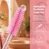 Cosmetic Brush 10 Cm 50 Unidades Cepillo Pesta?as | Rosado,