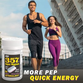 357 HR MAGNUM Super Magnum Stimulant with 200 Milligrams of Caffeine, Pack of 12