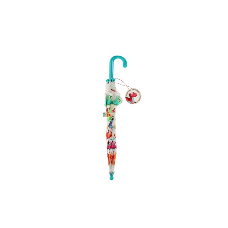 Rex London Children's Push-Up Umbrella - Dinosaur