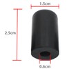 Cello Endpin Protector,5Pcs Portable Black Cello Rubber Endpin Tip Protector
