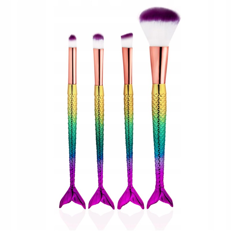 PROFICO Augenpinsel Pinselset - 4 Stück Makeup Lidschatten Pinselset Makeup