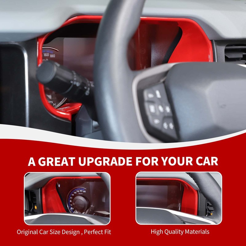 RAZPOY for Bronco Dashboard Panel Trim, Center Control Dash Board