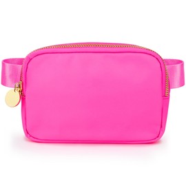 Hot Pink Belt Bag for Women & Girls – Stylish Fanny Pack, Crossbody Waist Bag, Fashionable Everywhere Belt Bag, Trendy Cross Body Fanny Pack for Travel & Daily Use