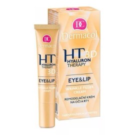Dermacol Crema Eye and Lip Wrinkle Filler Cream Dermacol 3D Hyaluron Therapy para todo tipo de piel de 15mL