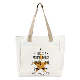 BDPWSS Musical TheatreTote Bag There's a Million Things I Haven't Done But Just You Wait Gift Theatre Lover Gift (Million Things TB)