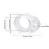 HKB Door Handle Buffer - Pack of 10 Transparent Door