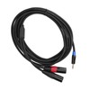 3.5mm Stereo Male to Dual 2 XLR Male Plug Connector